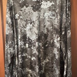 Bass Pro Shops Logo Long-Sleeve Performance Shirt for Men - 2XL